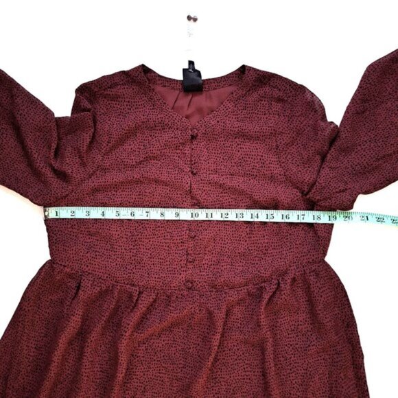 Reitmans Wine Red Dress NWT - Picture 9 of 9